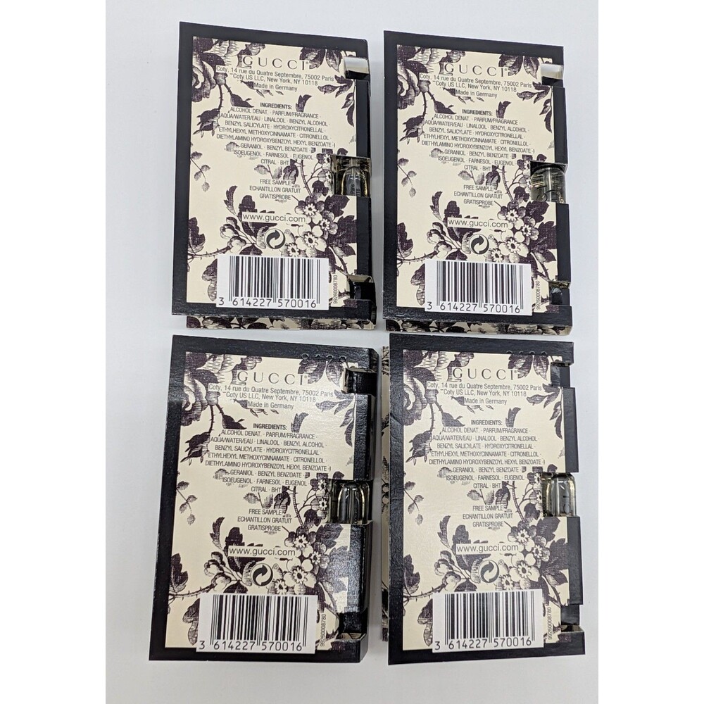 Set Of 4 Gucci Bloom Sample Perfume Nettare Di Fiore Eau de Parfum EDP 1.5ml - Picture 3 of 4
